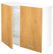 Szafki kuchenne - Kuchenna szafka górna z ociekaczem dąb miodowy W9-S30 - miniaturka - grafika 1
