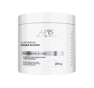 APIS Platinum Gloss Platynowa Maska Algowa z Tripeptydem Miedziowym i Niacynamidem 200g - Maseczki do twarzy APIS Platinum Gloss Platynowa Maska Algowa z Tripeptydem Miedziowym i Niacynamidem 200g - Maseczki do twarzy - miniaturka - grafika 1