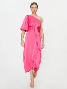 YAS Sukienka koktajlowa 26031522 Różowy Regular Fit - Sukienki - miniaturka - grafika 1