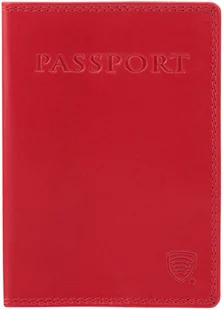 Etui antykradzieżowe na paszport biometryczny czerwony Uniwersalny - Etui na dokumenty i karty - miniaturka - grafika 1