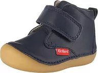 Kozaki damskie - Kickers Unisex Baby Sabio kozaki, niebieski - Niebieski Marine Foncé Perm 102-20 EU - miniaturka - grafika 1