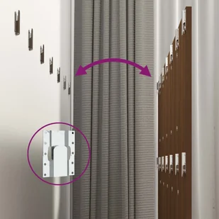 Lumarko Wezgłowie łóżka, brązowy dąb, 240x1,5x80 cm - Inne meble do sypialni - miniaturka - grafika 7