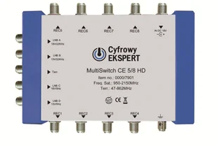 Technisat MultiSwitch Cyfrowy Ekspert CE 5/8 HD MS0508TCE - Rozgałęźniki i multiswitche do TV-SAT - miniaturka - grafika 2