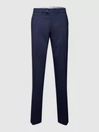 Garnitury - Spodnie o kroju regular fit z mieszanki żywej wełny z dodatkiem streczu model ‘Enrico’ - miniaturka - grafika 1
