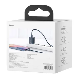Baseus Super Si 1C szybka ładowarka USB Typ C 20 W Power Delivery niebieski (CCSUP-B03) - Ładowarki do telefonów - miniaturka - grafika 6
