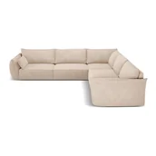 Narożniki - Beżowy narożnik (z przestawnym narożnikiem) Vanda – Mazzini Sofas - miniaturka - grafika 1