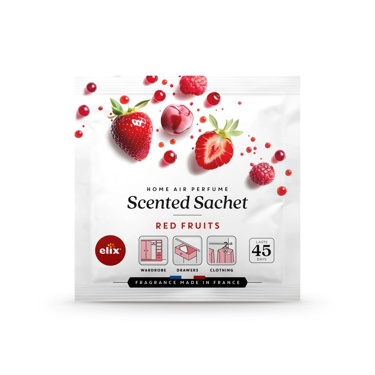 Saszetka Zapachowa Odświeżacz do Szafy Garderoby Szuflady Zapach Red Fruits
