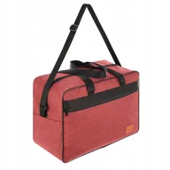 Torebki damskie - TORBA DO SAMOLOTU PROSTA PODRÓŻNA BAGAŻ PODRĘCZNY 40X20X25 CM BORDOWA - miniaturka - grafika 1