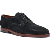 Półbuty męskie - Tommy Hilfiger Derby THUNIT SUEDE SHOE | zamsz - miniaturka - grafika 1
