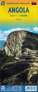 Angola 1:1 430 000. Mapa samochodowo-turystyczna. Wyd.2025. ITMB - Przewodniki - miniaturka - grafika 1