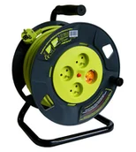 Przedłużacze i rozgałęźniki - Przedłużacz bębnowy 4 gn. 40m 3x1,5 lemon - miniaturka - grafika 1