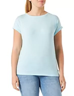 Koszulki i topy damskie - Q/S by s.Oliver T-shirt damski, krótki rękaw, Turkusowy 6045, XS - miniaturka - grafika 1
