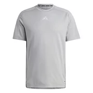 Koszulki męskie - adidas Męski T-shirt (Short Sleeve) M Wo Entry Tee, MGH Solid Grey, IC2112, M - miniaturka - grafika 1