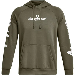 Bluza z kapturem Under Armour Rival Fleece Graphic, Mężczyźni - Bluzy sportowe damskie - miniaturka - grafika 1