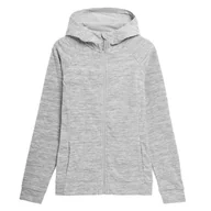 Bluzy sportowe damskie - Bluza 4F H4Z22PLD35127M - szara - miniaturka - grafika 1