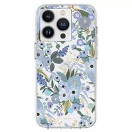 Etui i futerały do telefonów - Rifle Paper Clear - Etui iPhone 14 Pro (Garden Party Blue) - miniaturka - grafika 1
