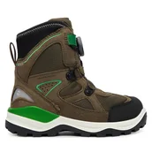 Buty dla chłopców - Śniegowce ECCO Snow Mountain 710332 Zielony - miniaturka - grafika 1