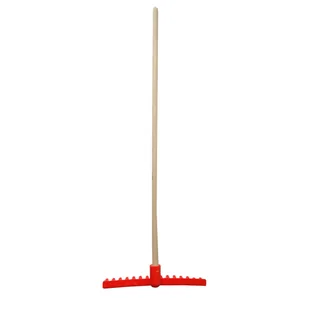 Grabie dziecięce 66x21 cm czerwone drewniano-plastikowe - Place zabaw - miniaturka - grafika 1