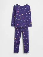 Piżamy dla dziewczynek - GAP Piżama w kolorze fioletowym - miniaturka - grafika 1