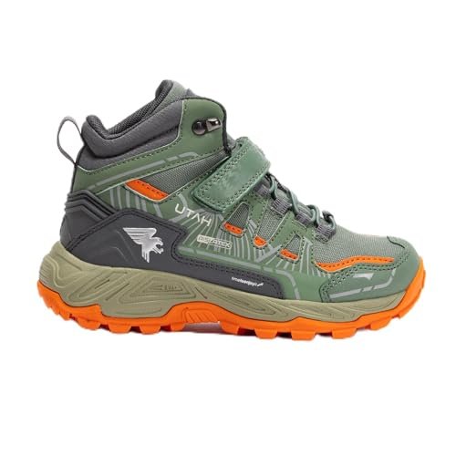 Joma Utah jr 2523 Khaki Pomarańczowe Buty, 34 EU, Wielokolorowe, 34 EU