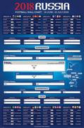 Pyramid Posters Tabela Mistrzostw Świata w Rosji 2018 - plakat 61x91,5 PP34300