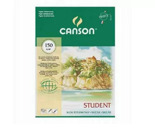 Blok Rysunkowy Student A5 Canson 150G - Podobrazia, bloki, papiery - miniaturka - grafika 1