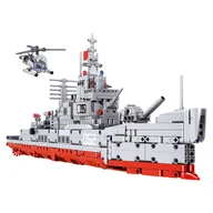 Klocki - Klocki Baka BK6607 Niszczyciel typu 052 - miniaturka - grafika 1