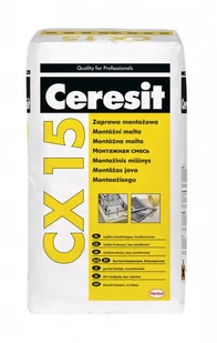 Ceresit Zaprawa monta$6owa do kotwienia i monta$7u konstrukcji oraz do wykonywania podlewek CX 15 25 kg - Zaprawy budowlane - miniaturka - grafika 1