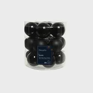 Bombki - HOMLA Bombki LONIE szklane czarne mix 18 szt. - miniaturka - grafika 1