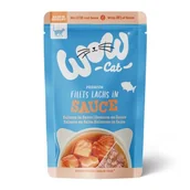 Mokra karma dla kotów - WOW Cat Adult 8 x 85 g Łosoś - miniaturka - grafika 1