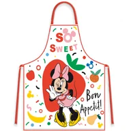 Śliniaki i fartuszki - Fartuszek dla dziecka + czapka szefa Myszka Minnie Disney biały z owocami - miniaturka - grafika 1