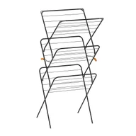 Suszarki na ubrania - Suszarka stojąca Rise Czarna - miniaturka - grafika 1