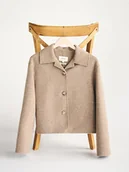 Moda i Uroda OUTLET - Reserved - Wełniana kurtka handmade - beżowy - miniaturka - grafika 1