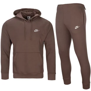 Nike brązowy komplet dresowy męski spodnie bluza CZ7857-004 L - Dresy męskie - miniaturka - grafika 1