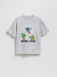 Reserved - T-shirt Brawl Stars - jasnoszary - Koszulki dla chłopców - miniaturka - grafika 1
