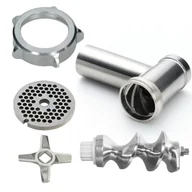 Akcesoria i części AGD - Zestaw komora kompletna do maszynki nr 8 Zelmer Bosch nożyk 2-stronny - miniaturka - grafika 1