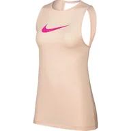 Bielizna sportowa damska - Damski podkoszulek Nike  NP Tank Essential Swoosh Pink M - miniaturka - grafika 1