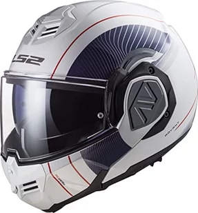 LS2, modulowy kask motocyklowy ADVANT COOPER white blue 06, XXL - Kaski motocyklowe - miniaturka - grafika 1