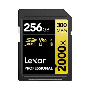 Lexar SDXC 256GB Professional 2000x UHS-II U3 ( 260/300 MB/s ) - Karty pamięci - miniaturka - grafika 1