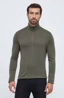 Bielizna sportowa męska - Icebreaker longsleeve funkcyjny 260 Tech kolor zielony - miniaturka - grafika 1