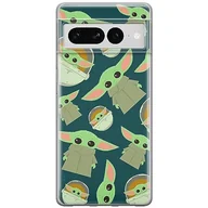 Etui i futerały do telefonów - ERT GROUP etui na telefon Google PIXEL 7 PRO, case oryginalny i oficjalnie licencjonowany przez Star Wars, wzór Baby Yoda 006, optymalnie dopasowane, plecki z TPU - miniaturka - grafika 1