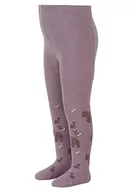 Rajstopy - Sterntaler Niemowlęta rajstopy z misiem, fioletowe, 74, liliowy, 74 cm - miniaturka - grafika 1