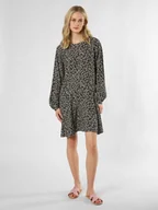 Sukienki - mbyM Sukienka damska - Zehra-LS-M Kobiety wiskoza wielokolorowy|czarny|zielony wzorzysty, L - miniaturka - grafika 1