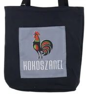 Torby i wózki na zakupy - POJEMNA TORBA NA RAMIĘ DO MIASTA SHOPPERKA CZARNA KOKOSZANEL KOGUIK - miniaturka - grafika 1