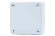 Puszki elektryczne i akcesoria - Puszka hermetyczna H55-M 98x98x42 IP55 12-wylotowa szara - miniaturka - grafika 1