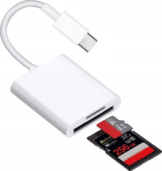 Czytnik Co2 CO2 CZYTNIK KART USB-C ADAPTER PRZEJŚCIÓWKA USB TYP C MICRO SD/TF DO 256GB null