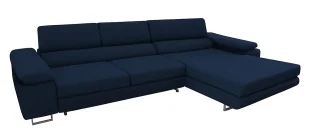 Granatowy narożnik rozkładany z funkcją spania N7-T08 - Narożniki Granatowy narożnik rozkładany z funkcją spania N7-T08 - Narożniki - miniaturka - grafika 1