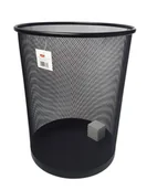 Kalendarze - Kosz Okrągły Duży Net 295 Mm Czarny L5001 - miniaturka - grafika 1