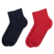 Skarpetki męskie - Zestaw 2 par niskich skarpet męskich Tommy Hilfiger 342025001 Granatowy - miniaturka - grafika 1