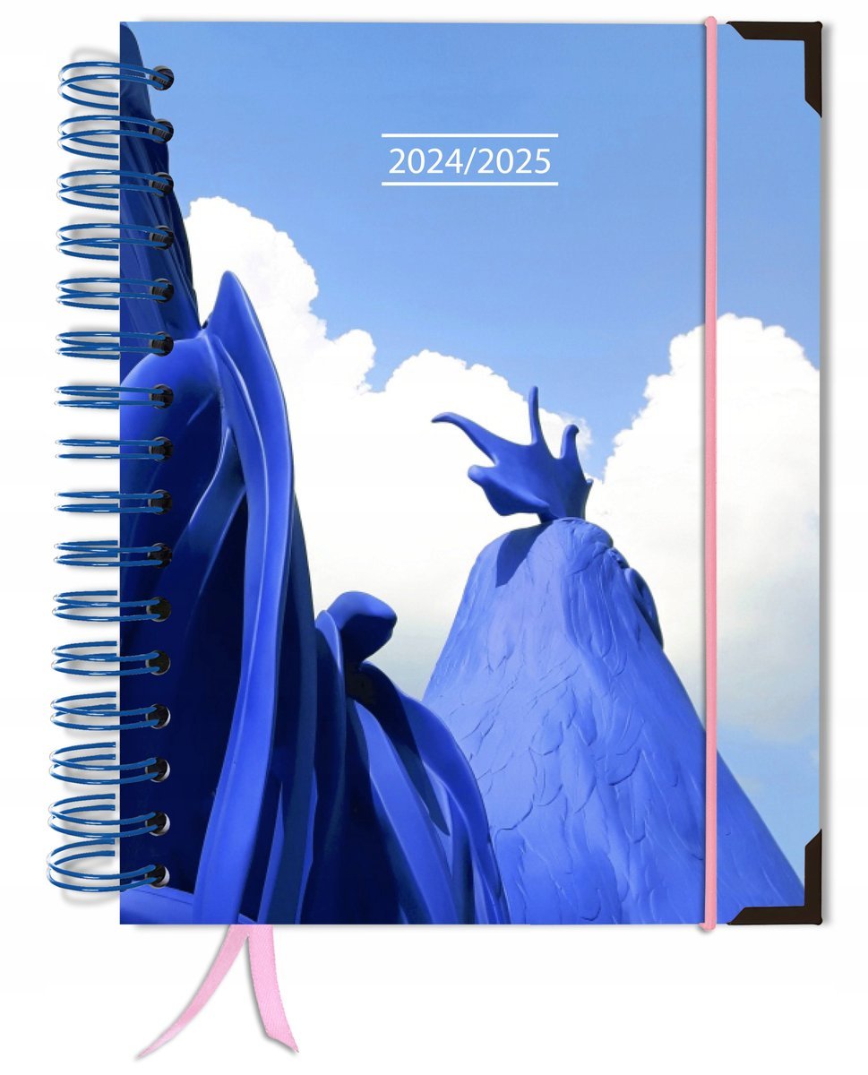 Kalendarz 2025-2026 2dni=1strona A5+ organizer książkowy dowolny miesiąc